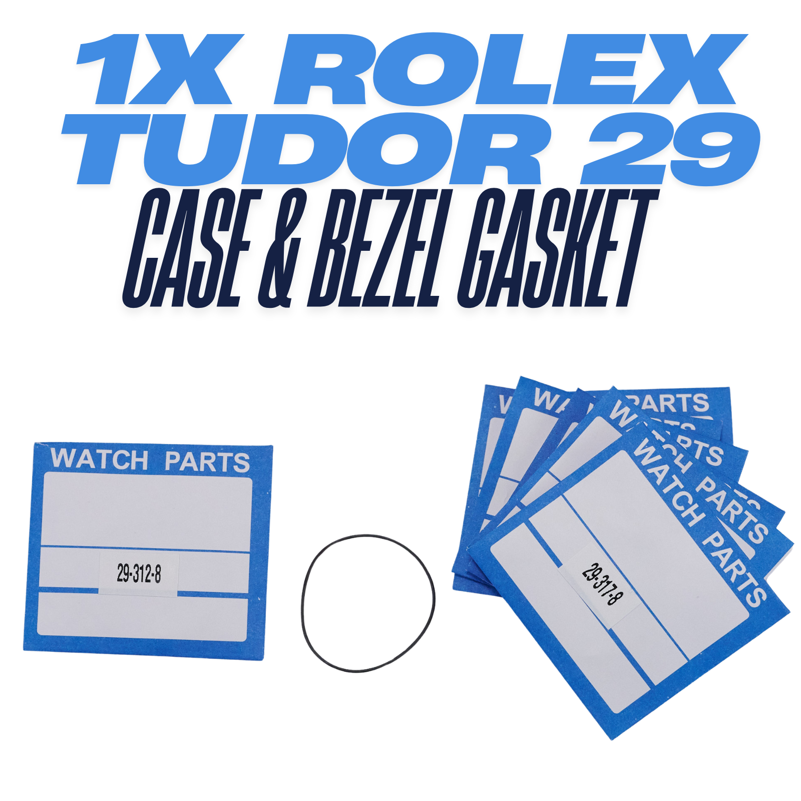 100x Extra large Watch GASKETS FLAT 32mm-50mm XL o rings seal washers case part